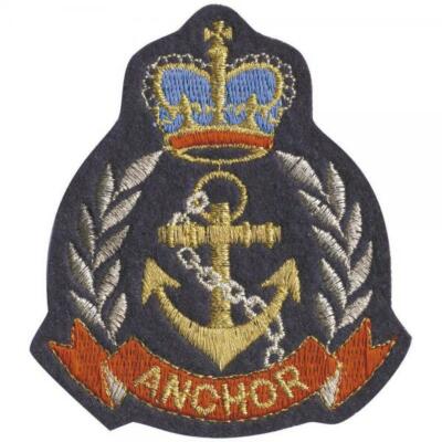 Aufnäher - Anchor - 04545 - Gr. ca. 7 x 8 cm - Patches Stick Applikation