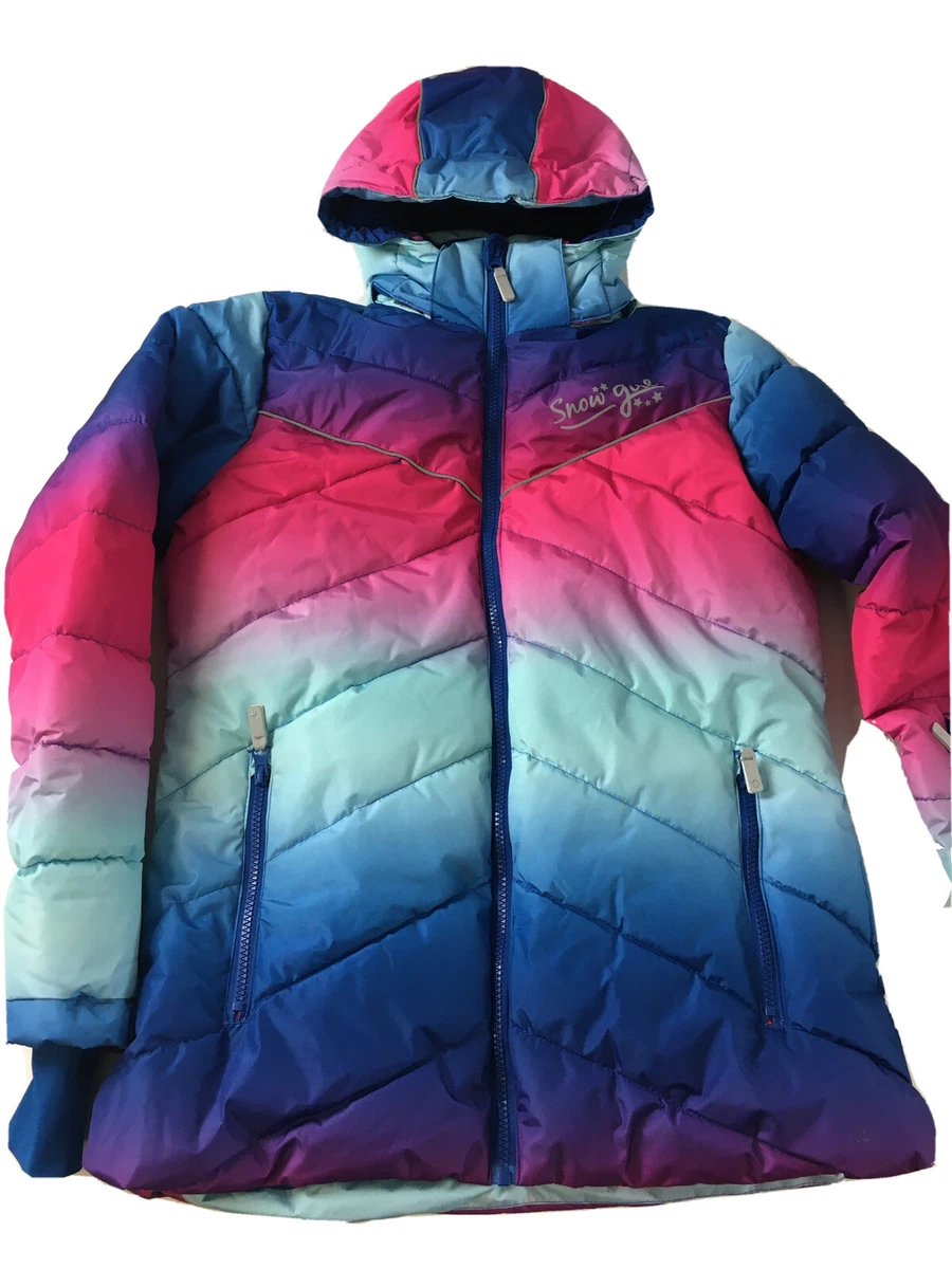 Y.F.K. SNOW GIRL PUFFER COAT 12 13 14 YEARS AGE RED BLUE GREEN