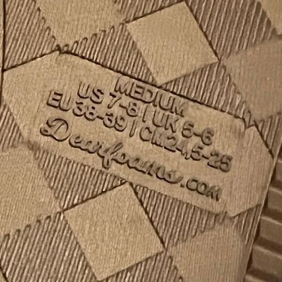 Zapatillas Dearfoams Acogedoras Sherpa con Banda Tribal Blancas Zapatos de Casa Difusos Talla 7-8 Foto 3 de 4