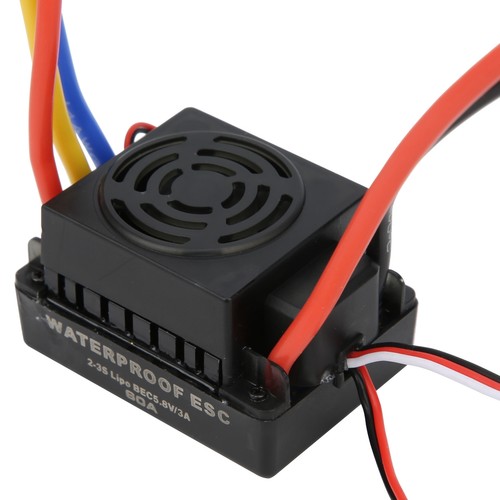 60A Waterproof Brushless ESC Electric Speed Controller For SCX10 1/10 RC Ca US - Picture 17 of 17
