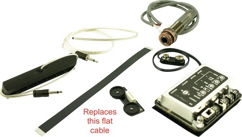 LR Baggs iMix / Dual Source Soundhole Remote Control Ribbon Cable Replacement 8” - Picture 7 of 10