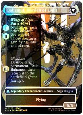 MTG Dion, Bahamut's Dominant (Borderless Foil) Final Fantasy 0376