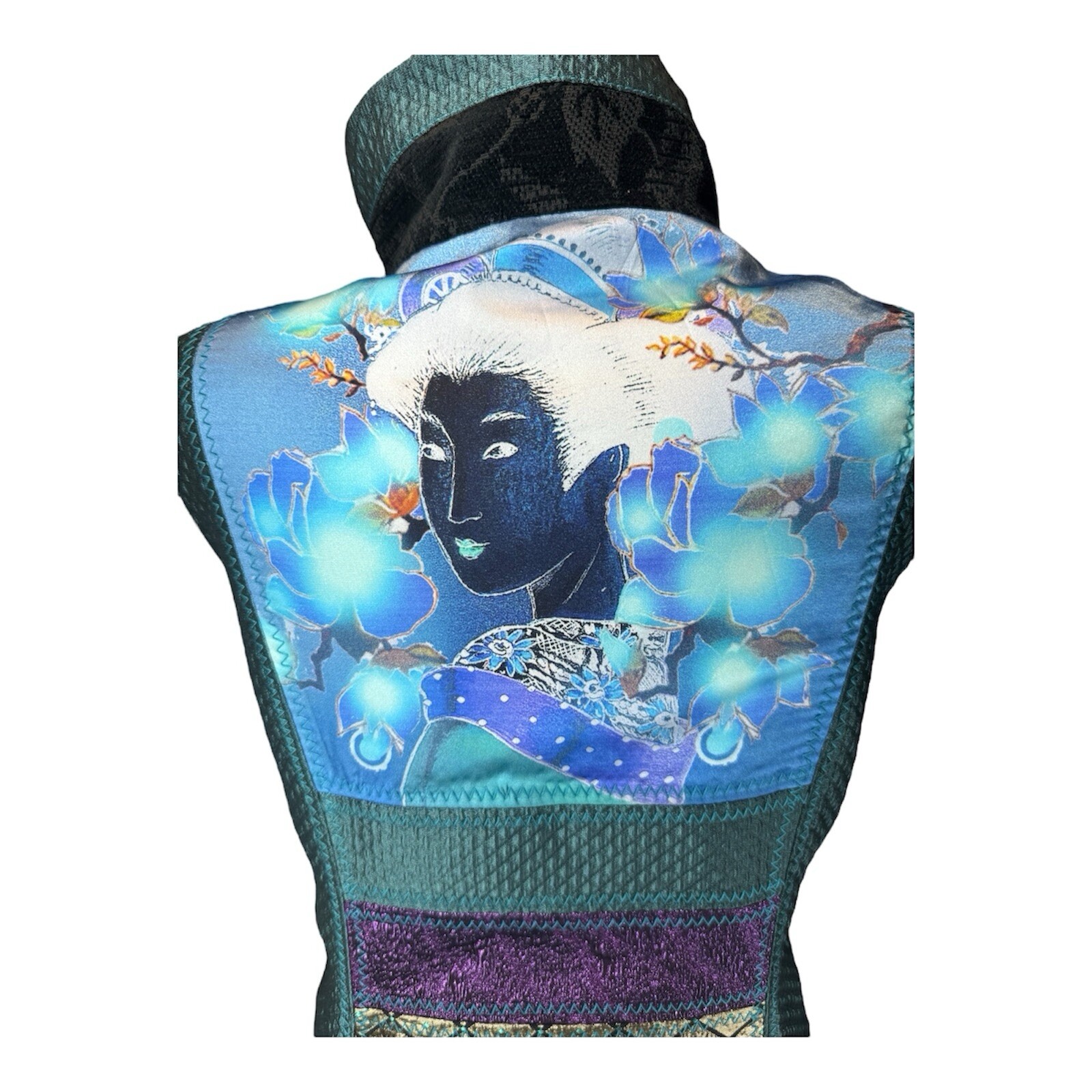 Desigual Multicolor Embroidered Patchwork Herring… - image 4