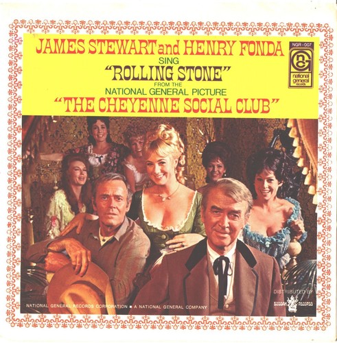 WALTER SCHARF/ORCH.-FILMBILDHÜLLE+45--(CHEYENNE SOCIAL CLUB)--PS--PIC-SLV