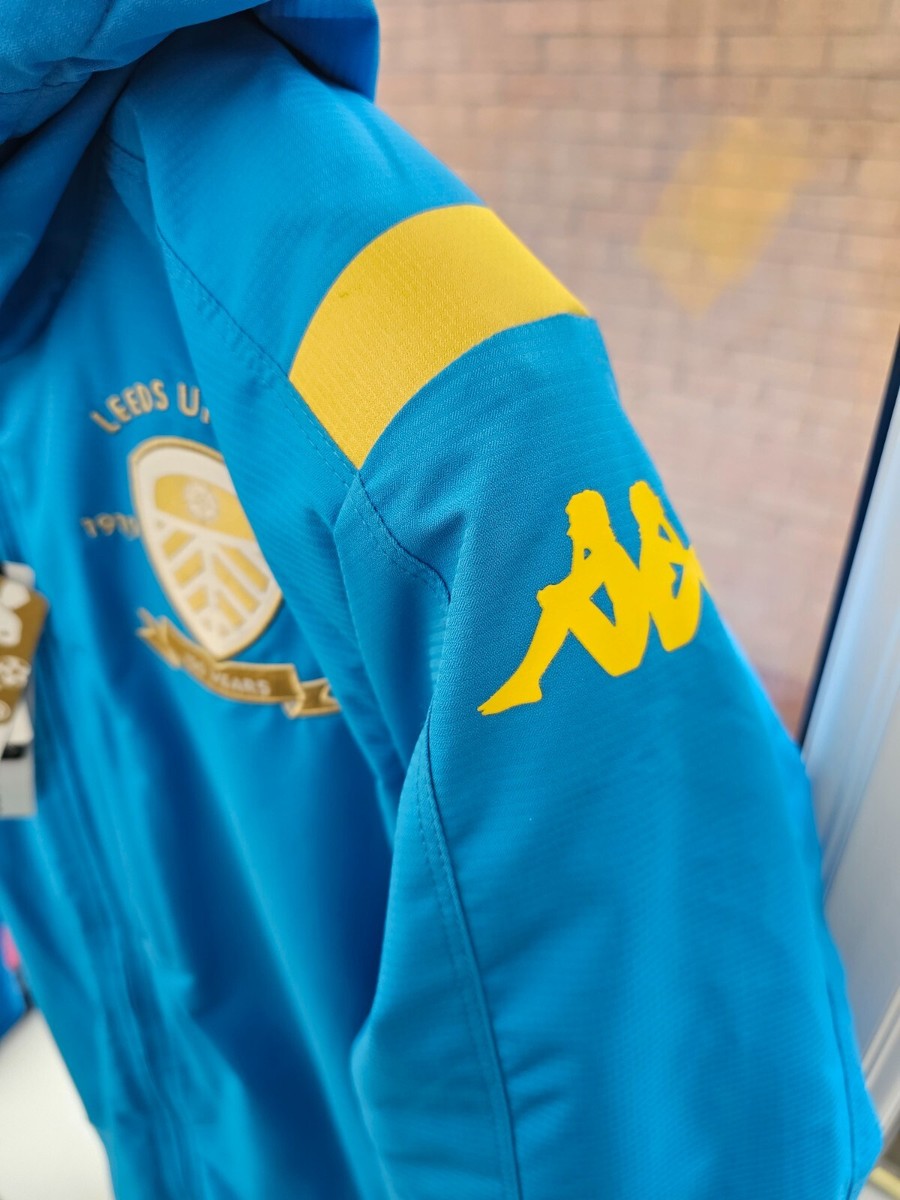 Veste Leeds United Centenary De Kappa - Taille M - Manches Longues - Gris - Neuf