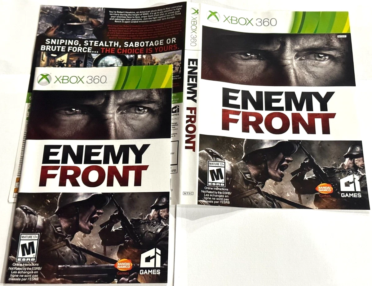 Enemy Front  Xbox 360 Games