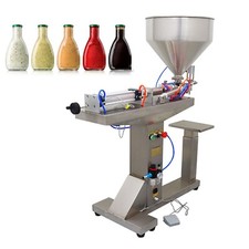 30ml-300ml Pneumatic Paste & Liquid Filling Machine Single Head Floor Type
