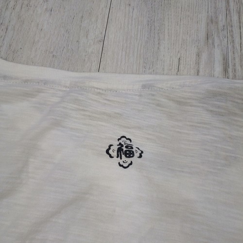 Pithecanthropus Graphic Tee 100% Cotton Batik Bird Print Indonesia Size XL White - Picture 5 of 9