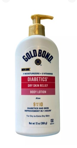 Gold Bond Ultimate Hydrating Lotion Diabetics' Dry Skin Relief Non-Greasy 13 Oz - 第 1/2 張圖片