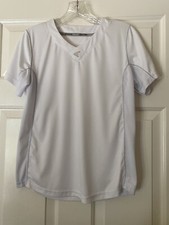Easton baseball shirt. Youth Large. Color white.