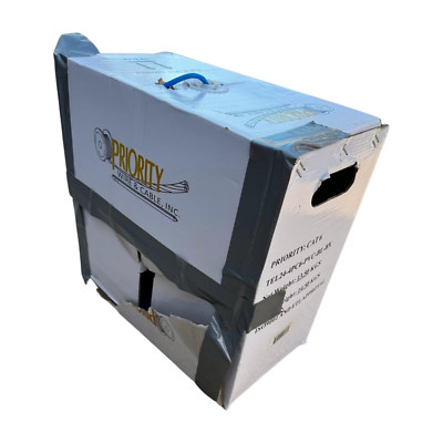 Priority Wire CAT 6 Wire TEL24-4PC6-PVC-BL-BX, 14 lbs 12oz **Free Shipping**
