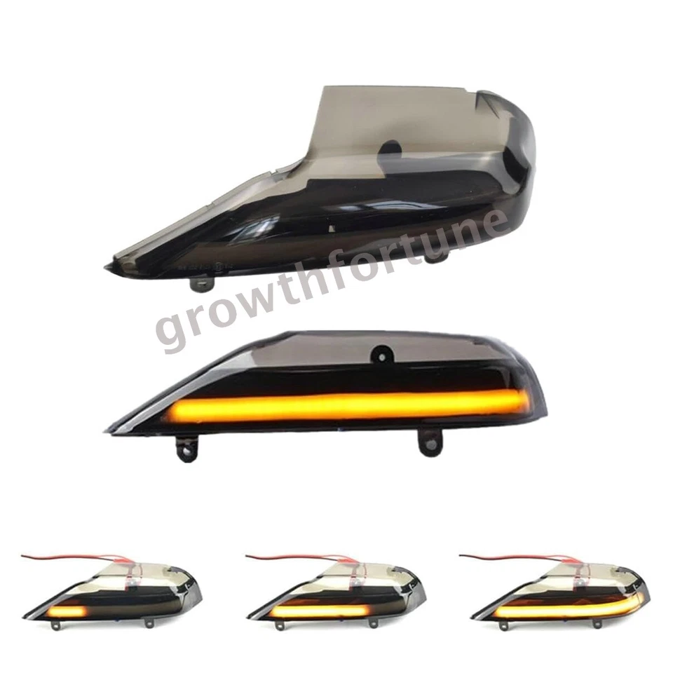 Pair Rearview Sequential LED Turn Signal Light For 03-08 Subaru Forester Outback - Image 4 of 4