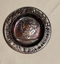 Vintage 1964-1965 New York World's Fair Unisphere US Steel Metal Trinket Tray 4"