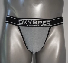 NEW MEN'S GRAY JOCKSTRAP SIZE M