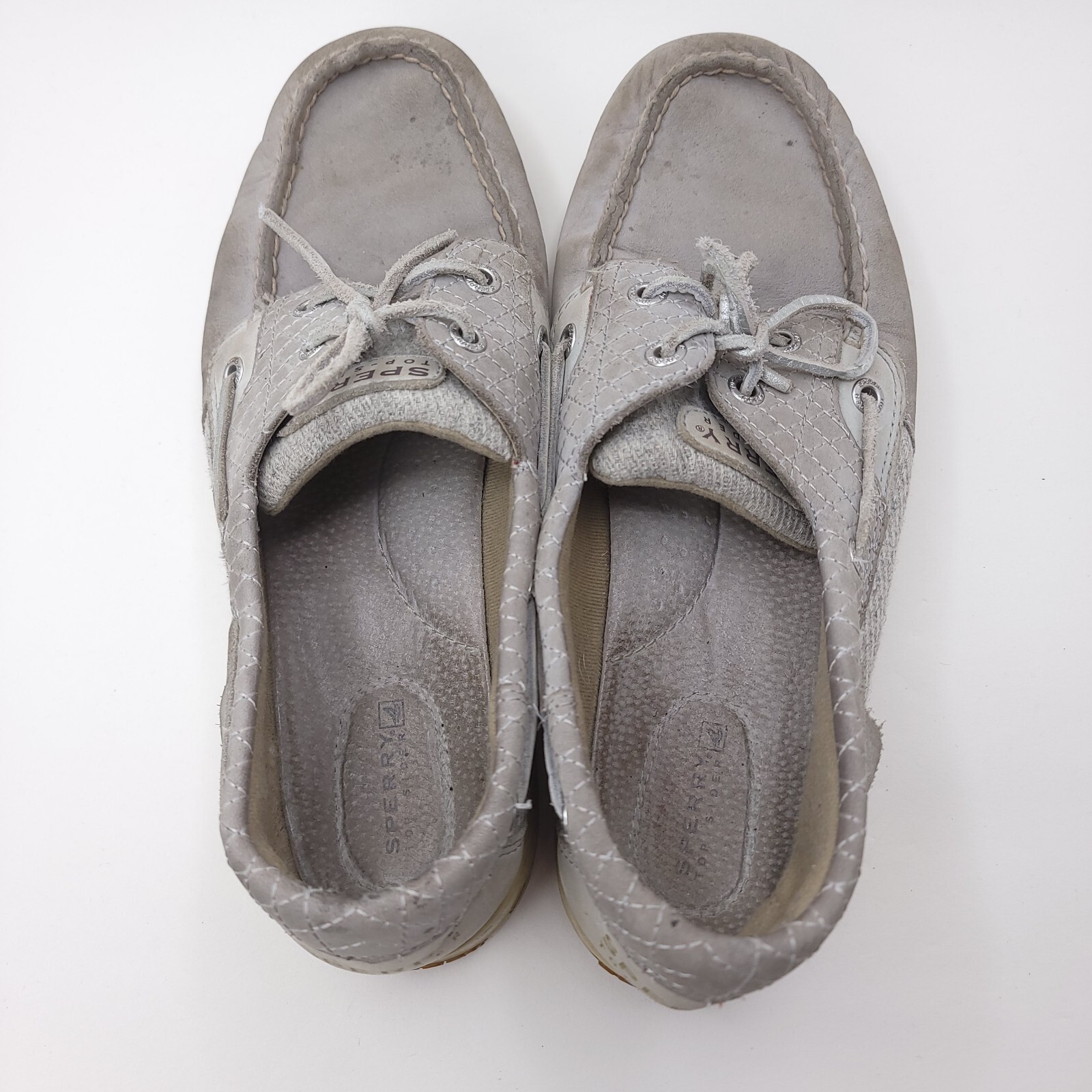 Sperry TopSider Songfish Women's Grey Boat Shoes Size 9.5m eBay