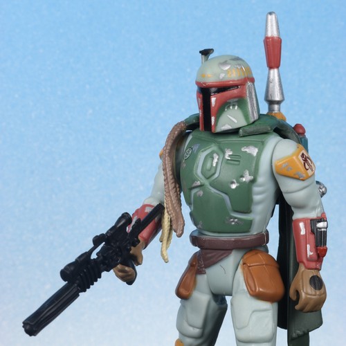 Star Wars Power of The Force BOBA FETT 3.75" Complete Figure Full Circle Kenner - Picture 4 of 5