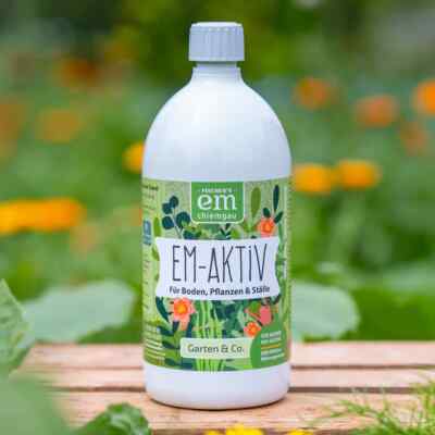 EM-aktiv 1L/5L/10L Bodenaktivator Mikroorganismen Pflanzen Vitalität Bio