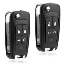 2 Remote 5BTN Key Fob for 2014 2015 2016 2017 2018 2019 Chevrolet Impala (PEPS)