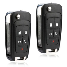 2 Remote 5BTN Key Fob for 2014 2015 2016 2017 2018 2019 Chevrolet Impala (PEPS)