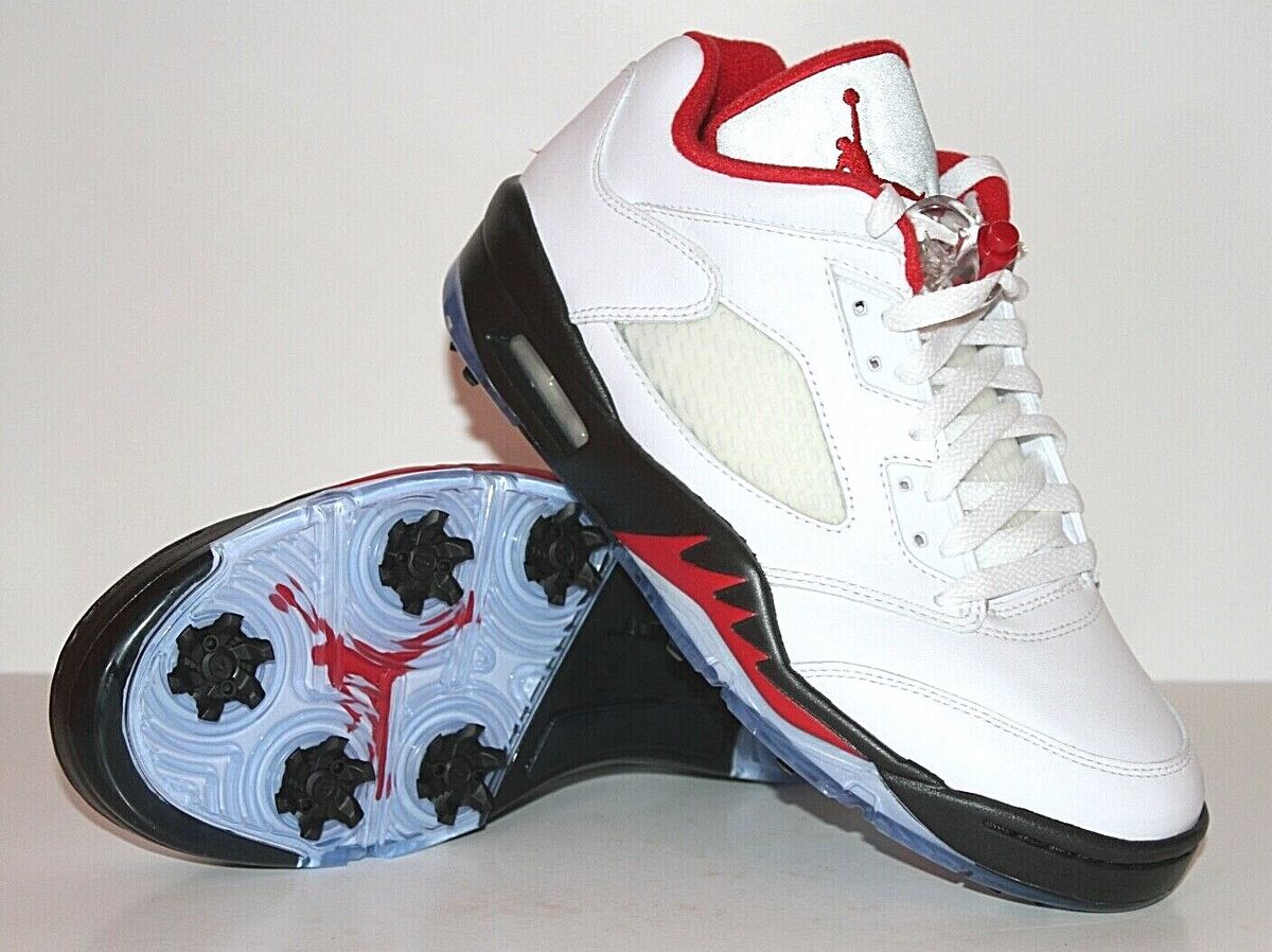 Nike Air Jordan V 5 Retro Low Fire Red Golf Mens 7 Women's Nike Air Jordan V 5 Retro Low Fire Red Golf Mens 7 Women's