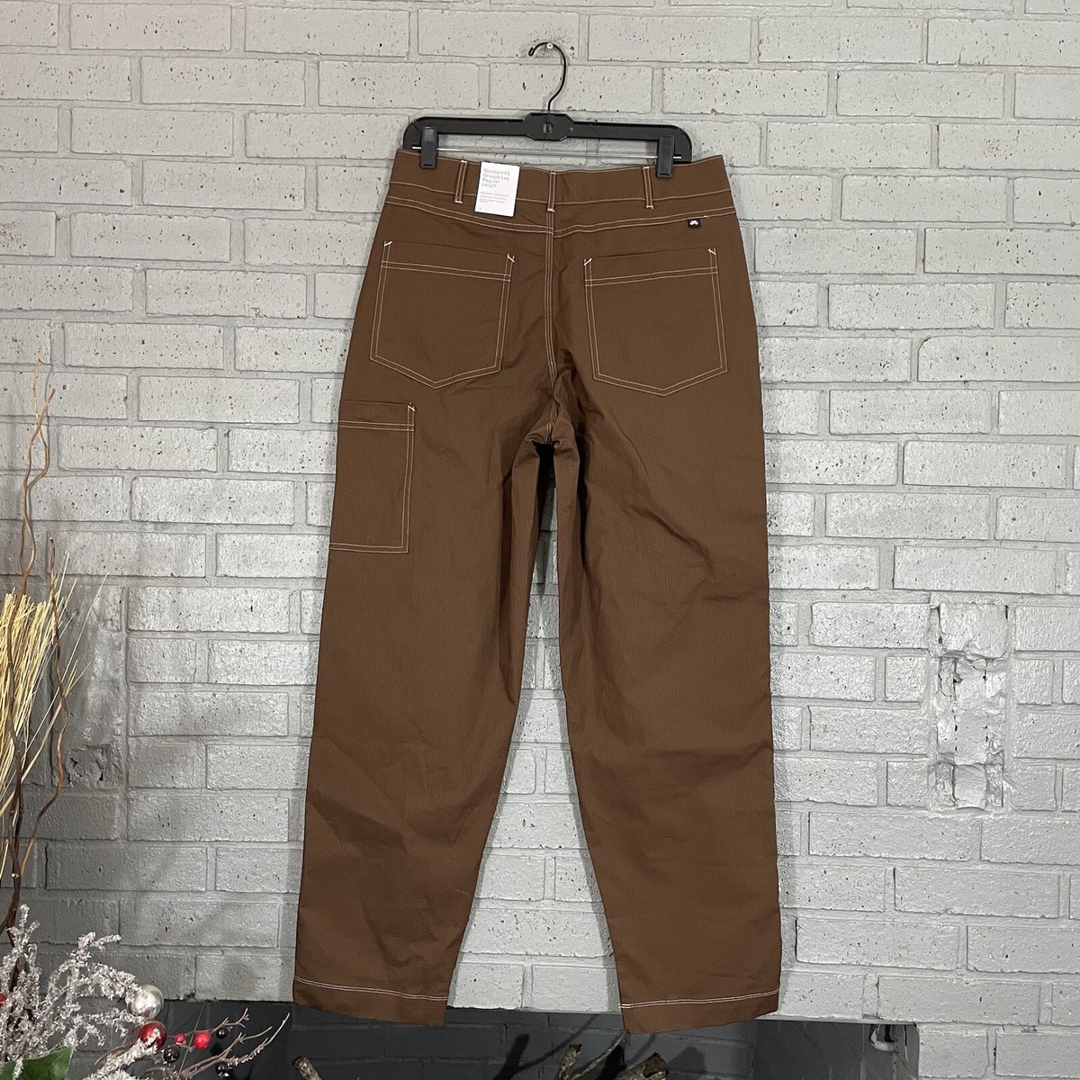コットン $110 Mens Size 34 Nike SB Double Knee Ripstop Skate Pants FB8428