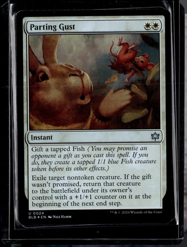 Parting Gust - 24 - Foil - BLB - NM - MTG Magic the Gathering