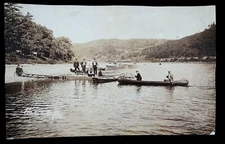 Antique Real Photo Postcard - Lake Scene - Falls Pennsylvania - Pre-1907