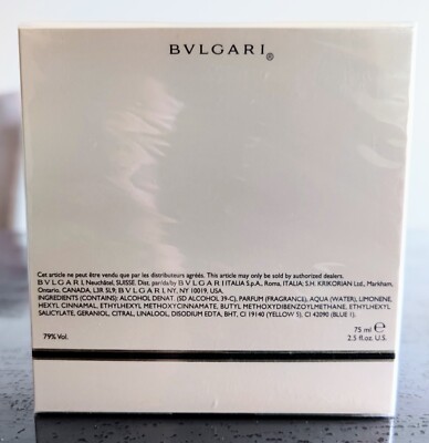 Bvlgari Mon Jasmin Noir L'Eau Exquise EDT For Women 75ml 2.5 fl oz
