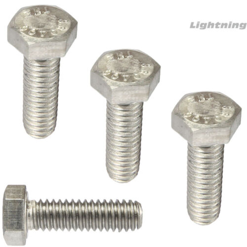 1/4"-20 Hex Head Cap Screws Tap Bolts 304 Stainless Steel Fully Threaded Qty 25 - Picture 1 of 64