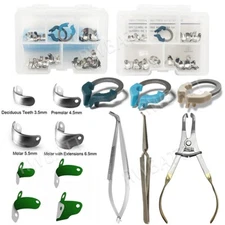 Dental Matrix Bands Ring Sectional Matrice Clamp Plier Tweezers Fit Palodent V3