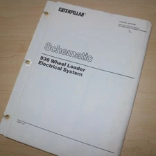 Caterpillar 936 Wheel Loader Electrical System Schematic manual service repair