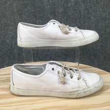 Sperry Shoes Womens 9.5 M Seacoast Core Sneakers White Lace Up Low Top STS91888