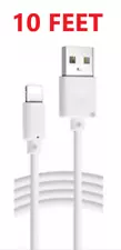 10FT Extra Long USB Cable For iPad 4 Air Mini 2 iPhone Charging Charger 