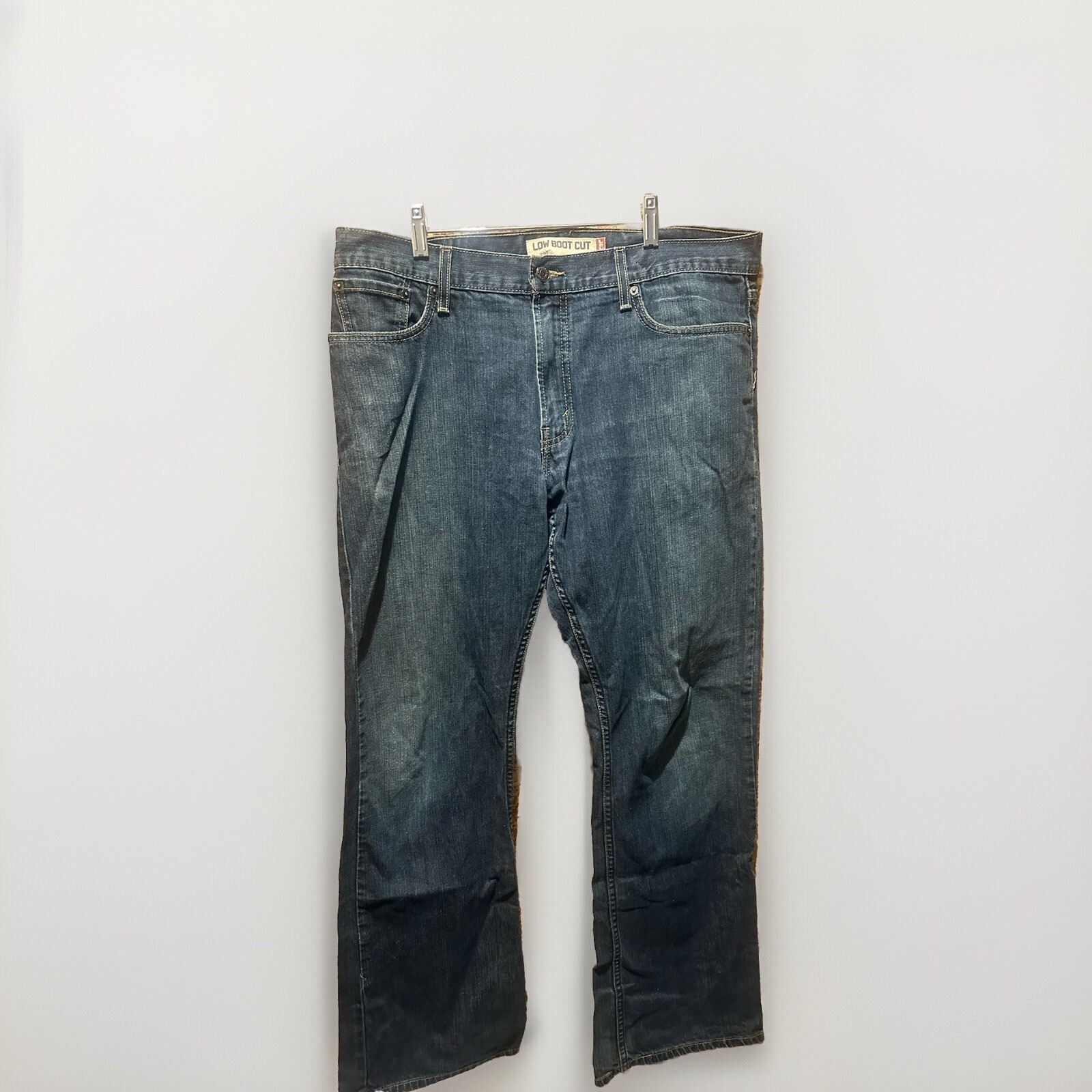 Levi’s 527 Low Boot Cut Blue Denim Jeans Size 36 x 32