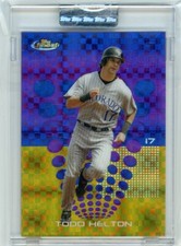 2004 Topps Finest Gold Refractor #6 Todd Helton  No 30 of 139