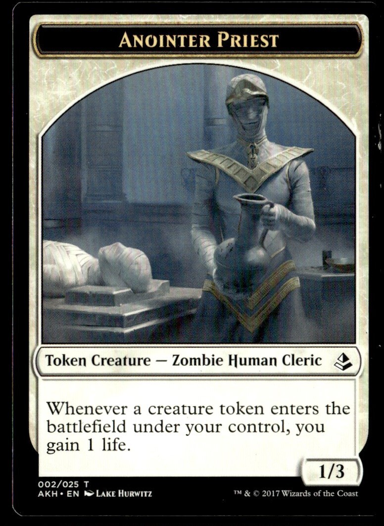 2017 Amonkhet Tokens Anointer Priest Token/Common #2
