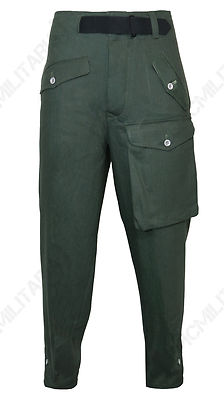 arm?e allemande HBT PANZER Pantalon Reed Vert Toutes tailles WW2 REPRO  HEER