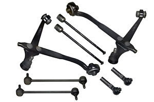 8 Piece Kit Control Arm Ball Joint Tie Rod Sway Bar Link for 99-03 Windstar