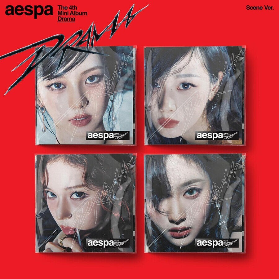 新品未開封　aespa drama photo set ニンニン AESPA [DRAMA] The 4th Mini Album SCENE NINGNING Ver/CD+