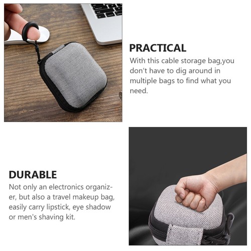 Cable Organizer Cord Storage Pouch Electronics Organizer Cable Bag - Photo 9/12