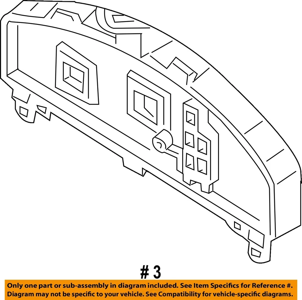 Medidor de velocímetro usado se adapta a: Infiniti I35 Cluster 2002 MPH Base Grado A Foto 2 de 3