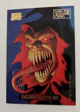 1994 Fleer Marvel Masterpieces #30 Demogoblin - Gold Signature Series parallel