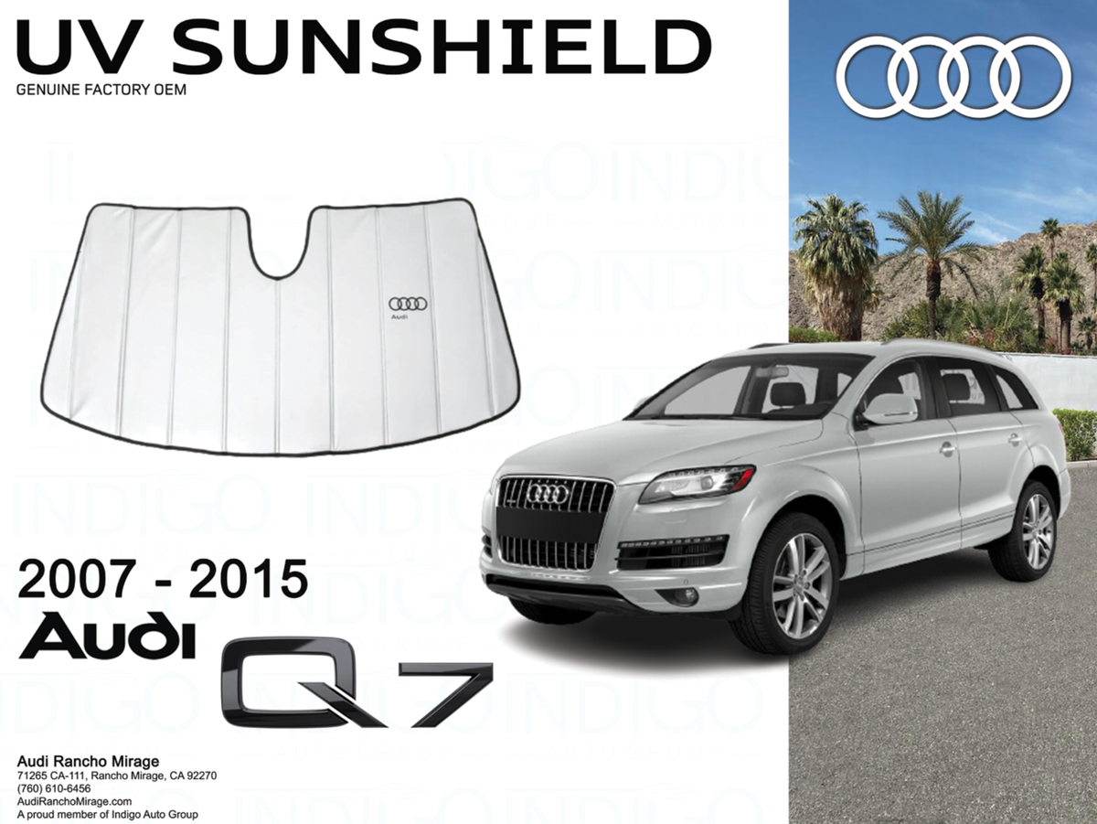 2007-2015 Audi Q7 GENUINE FACTORY OEM UV Sunshade ZAW-064-360-AR
