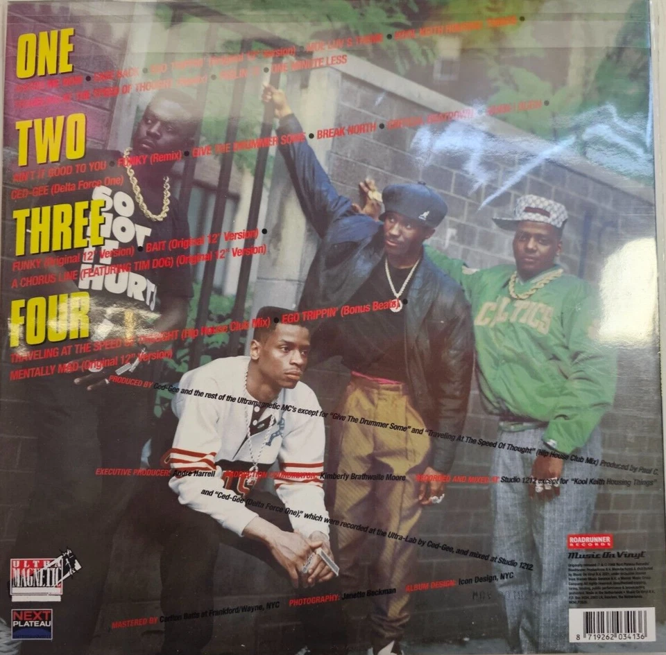 Ultramagnetic MC's Critical Beatdown 2 x LP Album vinyl record numbered green - Image 4 of 4