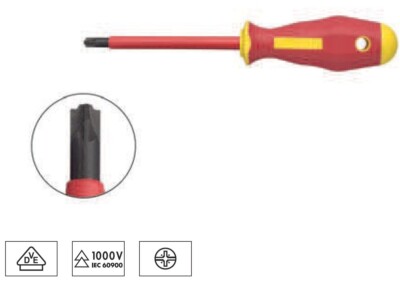 KLAUKE KL130PM2IS VDE-Plus/minus screwdriver 1,000V Insulated