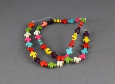 cross small beads for DIY jewelry making bead strand 40 count 16" length