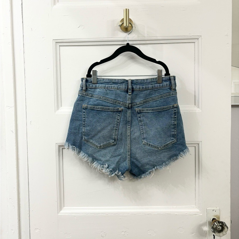 High Rise cut off Sz 4 Zara Denim Shorts thumbnail 12