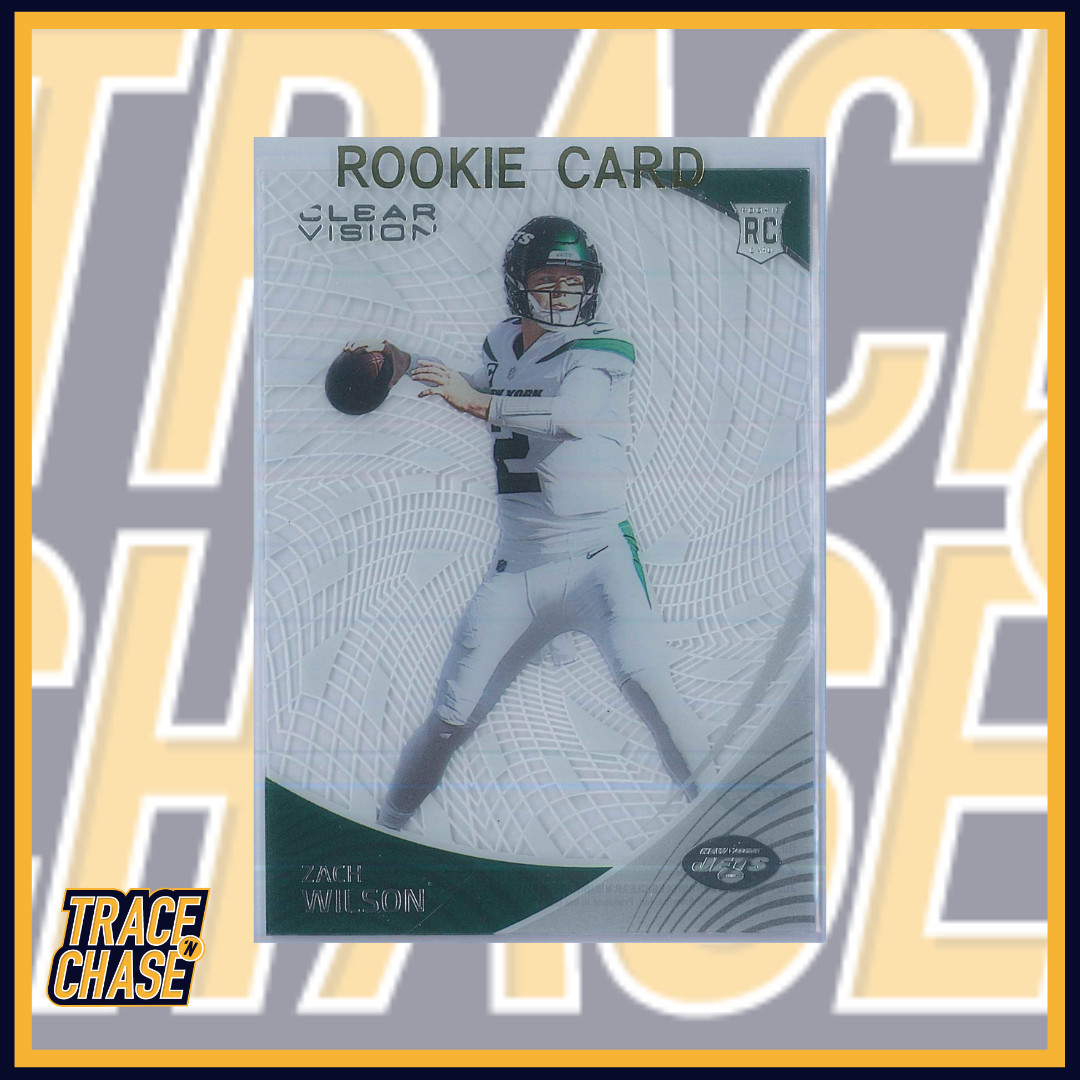 2021 Panini Chronicles Clear Vision Football Zach Wilson #CVR-2 RC