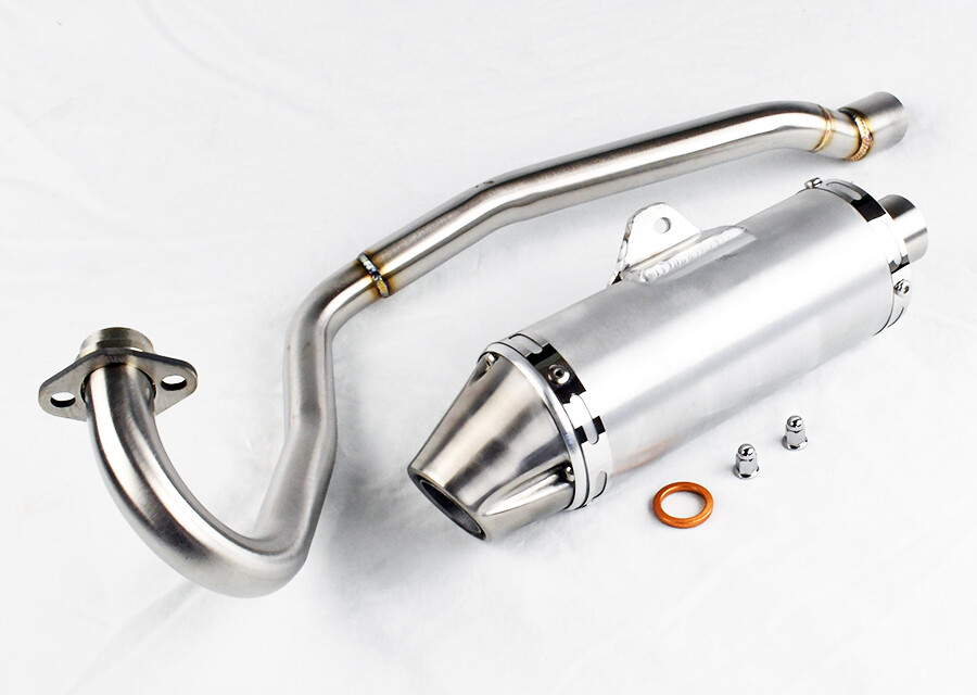 Kawasaki KLX110 KLX110L DRZ110 Stainless Pro Replica Muffler