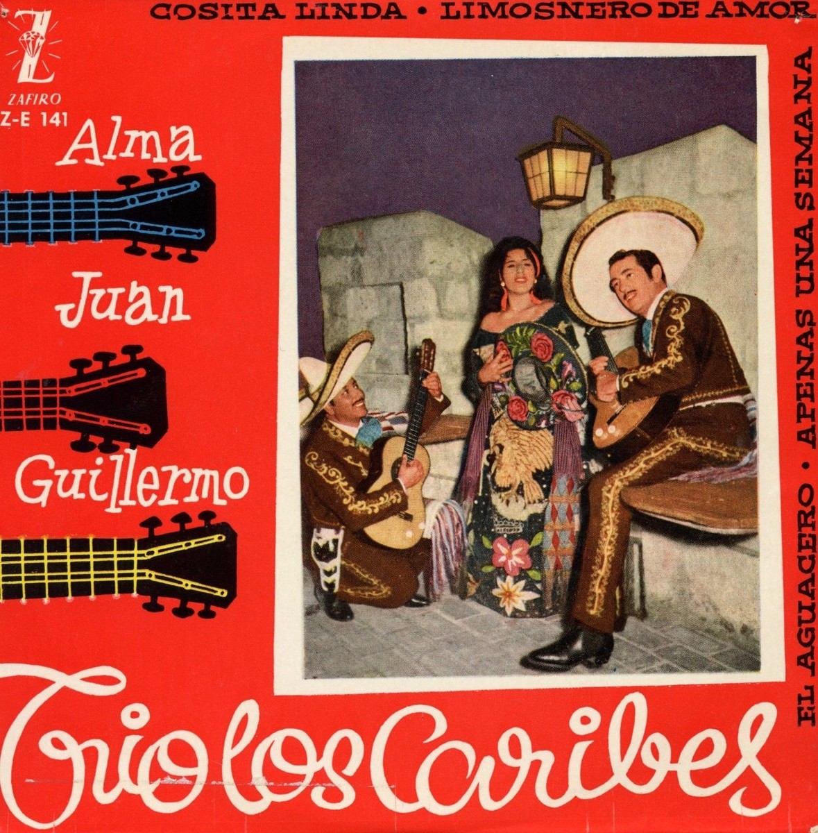 TRIO LOS CARIBES / Cosita Linda - Aguacero ZAFIRO Z-E 141 Press Spain 1960  EP EX | eBay